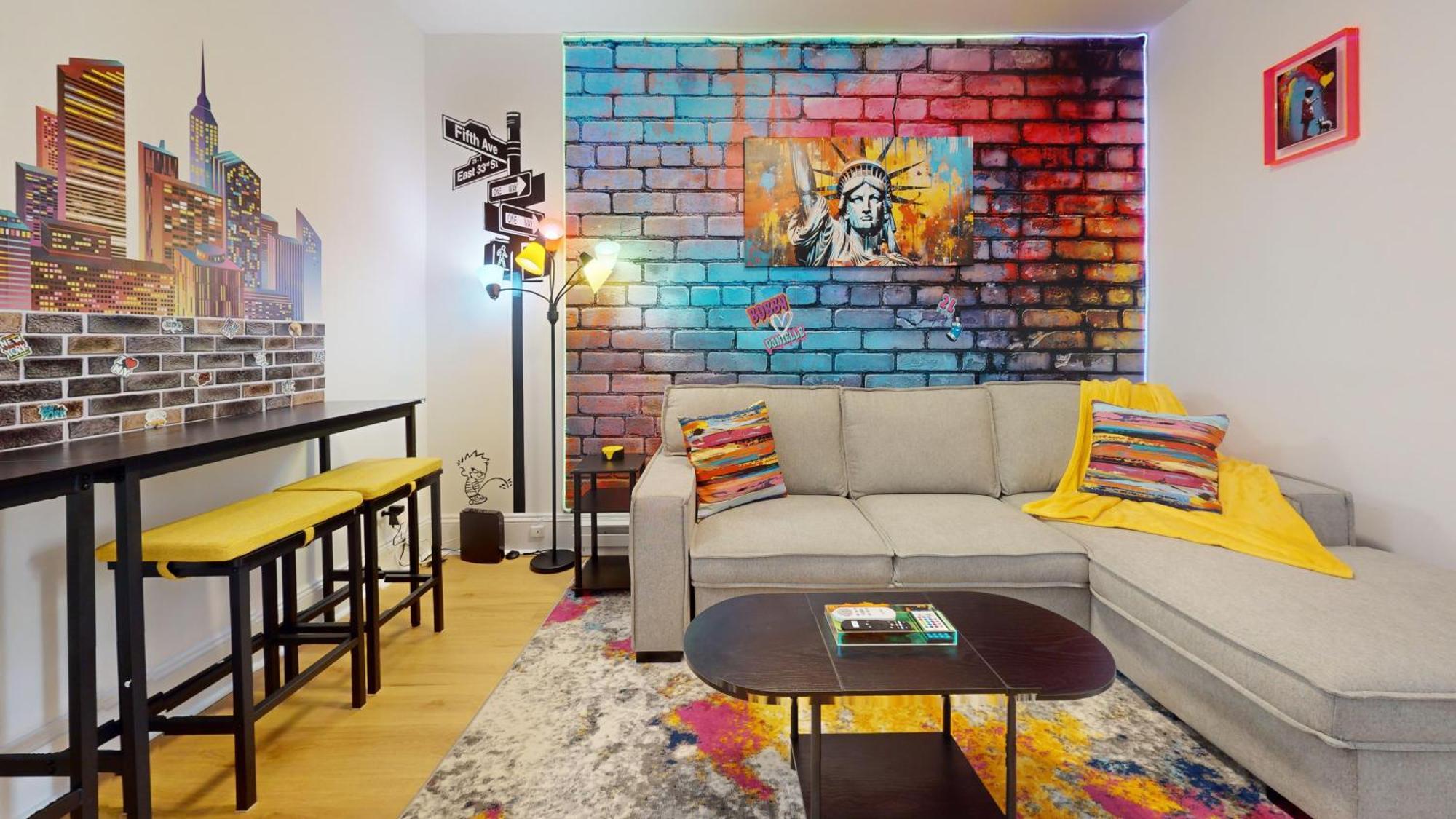 호보컨 Funky & Colorful Urban Getaway, 20 Minutes To Nyc 아파트 외부 사진