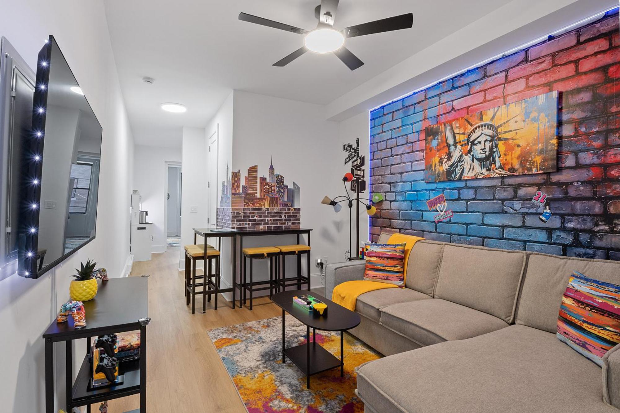 호보컨 Funky & Colorful Urban Getaway, 20 Minutes To Nyc 아파트 외부 사진